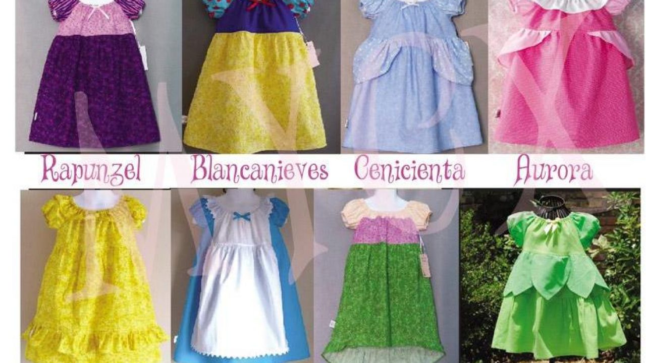 Patrones Vestidos Princesas – Manualidades Gratis