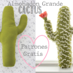 patrones almohadon cactus