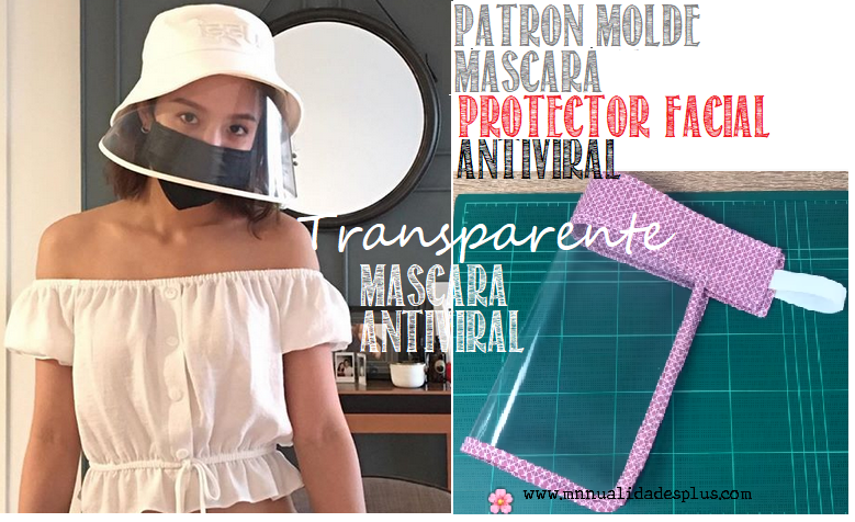 PATRONES molde mascara facial antiviral