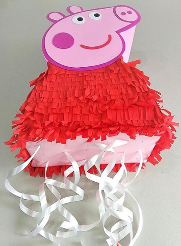 Bisagra carrera Cuidar Piñata Peppa Pig para Cumpleaños – Manualidades Gratis