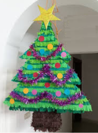 Piñata Arbol de Navidad – Manualidades Gratis