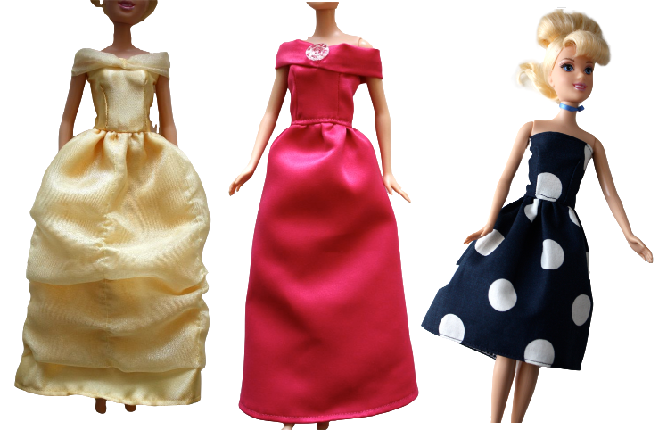 Vestidos para Muñecas Barbie Patrones y Tutorial para Vender – Manualidades  Gratis